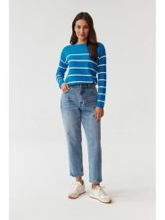 TATUUM Sweter w kolorze niebieskim rozmiar: XL. Niebieskie swetry klasyczne damskie Tatuum, xl, bez kołnierzyka. Za 96.60 zł.