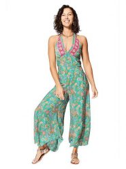 Ipanima Kombinezon w kolorze miętowym rozmiar: 34-40. Zielone kombinezony damskie Ipanima, bez wzorów, z asymetrycznym kołnierzem, bez ramiączek. Za 78.99 zł.