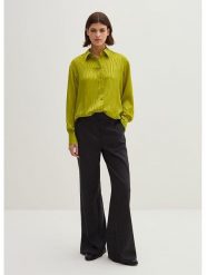 STEFANEL Bluzka w kolorze limonkowym rozmiar: 40. Zielone bluzki damskie Stefanel, bez wzorów, bez kołnierzyka, bez ramiączek. Za 217.99 zł.