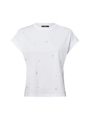 Zero Koszulka damska Kobiety Bawełna biały jednolity, 40. Białe t-shirty damskie zero, l, bez wzorów, z bawełny, bez kołnierzyka. Za 249.95 zł.