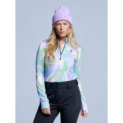 Bluza narciarska - Damska – Cabin Life – różowym wielokolorowym. Czerwone bluzy bez kaptura damskie POEDERBAAS, xs, z elastanu. W wyprzedaży za 242.82 zł.