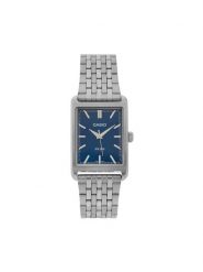 Casio Zegarek MTP-B215D-2AVER Srebrny. Szare, analogowe zegarki męskie Casio, srebrne. Za 449.99 zł.