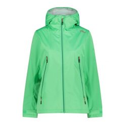 Kurtka z kapturem shell unlimitech damska CMP. Zielone kurtki damskie CMP, bez wzorów, z puchu, z kapturem. Za 506.50 zł.