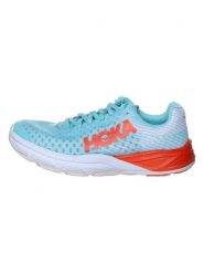 HOKA ONE ONE Buty "Evo Carbon Rocket" w kolorze błękitno-pomarańczowym do biegania rozmiar: 40 2/3. Niebieskie obuwie do biegania damskie Hoka One One. Za 240.52 zł.