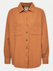 Billabong Koszula Swell ABJWT00487 Brązowy Relaxed Fit. Brązowe koszule damskie Billabong, s, bez wzorów, z bawełny, bez kołnierzyka, bez ramiączek. Za 159.99 zł.