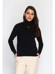 C& Jo Golf w kolorze czarnym rozmiar: 36. Czarne golfy damskie C& Jo, bez wzorów, z kaszmiru, bez ramiączek. Za 156.98 zł.