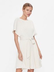 DKNY Sukienka letnia DD3J3452 Écru Regular Fit. Sukienki damskie DKNY, na lato, bez wzorów, z syntetyku, bez kołnierzyka, bez ramiączek. Za 799.99 zł.