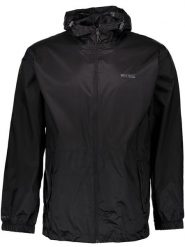 Regatta Kurtka przeciwdeszczowa "Pack It III" w kolorze czarnym rozmiar: M. Czarne kurtki outdoor męskie Regatta, m, bez wzorów, bez kaptura. Za 132.05 zł.