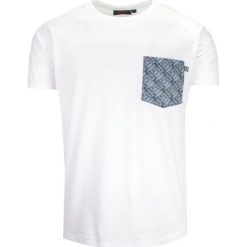 T-shirt Męski, Biały z Kieszonką, Krótki Rękaw, U-neck, 100% BAWEŁNA, Męski -KINGS. Białe t-shirty męskie Kings, l, bez wzorów, z bawełny, bez kołnierzyka. Za 69.00 zł.