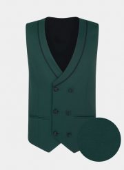 PAKO LORENTE – Kamizelka smokingowa P22SF-8S-006-Z-S. Zielone kamizelki męskie Pako Lorente, m, z poliesteru. Za 99.99 zł.