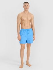 4F Spodenki plażowe boardshorty męskie - niebieskie XXL. Niebieskie szorty męskie 4f, na lato, bez wzorów, z syntetyku, wakacyjne. Za 99.99 zł.