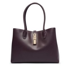 Torebka Furla. Fioletowe torebki klasyczne damskie Furla, bez wzorów, bez dodatków. Za 1,579.00 zł.