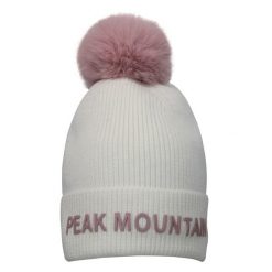 Czapka Peak Mountain Maitresse. Białe czapki zimowe damskie Peak Mountain. W wyprzedaży za 127.00 zł.
