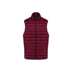 Lekka kurtka puchowa bez rękawów Kariban. Brązowe kurtki męskie KARIBAN, l, bez wzorów, z puchu, bez kaptura. Za 218.50 zł.