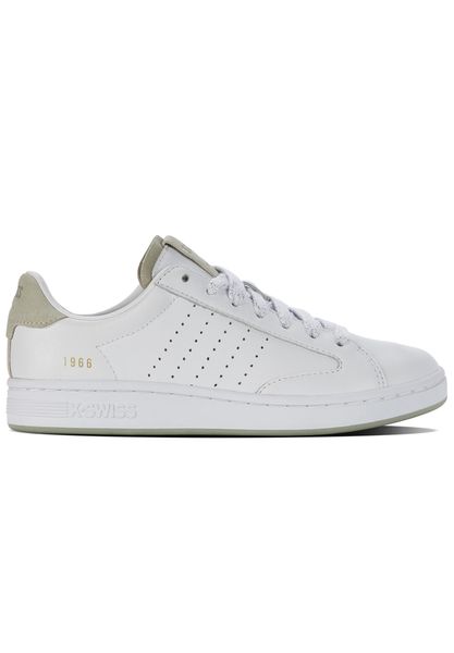 Buty sportowe LOZAN KLUB LTH (97263-907-M). Białe buty sportowe na co dzień damskie K-Swiss, bez wzorów, z materiału, na fitness i siłownię. Za 189.00 zł.