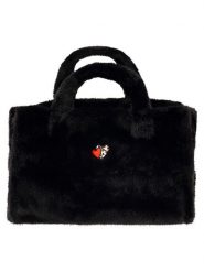 Zwillingsherz Shopper bag "Heart Leo" w kolorze czarnym - 50 x 35 cm rozmiar: onesize. Czarne shopper bag damskie Zwillingsherz, bez wzorów, z materiału, na ramię, bez dodatków. Za 139.95 zł.