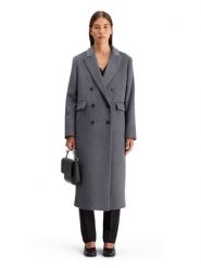 Scotch & Soda Płaszcz przejściowy w kolorze szarym rozmiar: XS. Szare płaszcze damskie Scotch & Soda, xs, bez wzorów, z wełny. Za 390.92 zł.