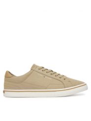 Tommy Hilfiger Tenisówki Vulc Core Long Lace FM0FM05688 Beżowy. Brązowe trampki i tenisówki męskie Tommy Hilfiger, bez wzorów, z materiału, bez zapięcia. Za 289.99 zł.