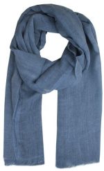 Lekki Wiosenno-Jesienny, Przejściowy Szalik - ALTIES - Niebieski. Niebieskie szaliki męskie Alties, na jesień, bez wzorów, z materiału. Za 59.00 zł.