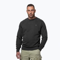 Bluza męska Pitbull Hackett Crewneck. Szare bluzy bez kaptura męskie PITBULL, bez wzorów, z bawełny, eleganckie, bez kołnierzyka, bez ramiączek. Za 159.99 zł.