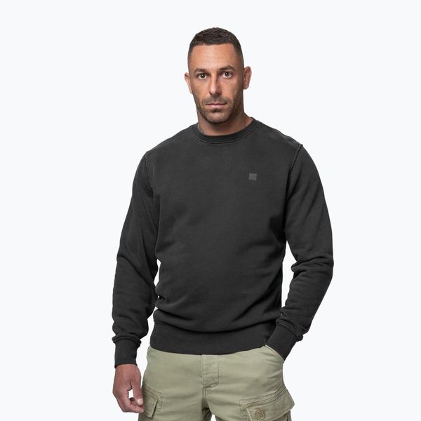 Bluza męska Pitbull Hackett Crewneck. Szare bluzy bez kaptura męskie PITBULL, l, z bawełny. Za 159.99 zł.