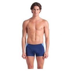 Bokserki Arena Monogram. Niebieskie kąpielówki męskie Arena, m, bez wzorów, do pływania. Za 169.99 zł.