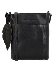 HIDE & STITCHES Skórzana torebka w kolorze czarnym - 22 x 24 x 3 cm rozmiar: onesize. Czarne torebki klasyczne damskie HIDE & STITCHES, bez wzorów, z materiału, bez dodatków. Za 252.99 zł.