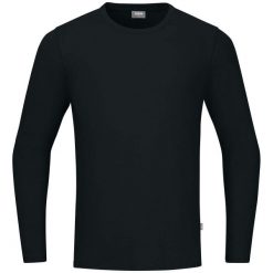 Koszulka z długim rękawem Jako Organic. Czarne t-shirty damskie Jako, l, bez wzorów, z bawełny, bez kołnierzyka. Za 153.00 zł.