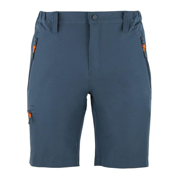 Spodenki turystyczne Peak Mountain Cessor. Niebieskie szorty męskie Peak Mountain, bez wzorów, sportowe. W wyprzedaży za 193.00 zł.
