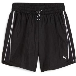 Spodenki Puma Fit Move Woven Short Black, Kobiety. Czarne szorty damskie Puma, bez wzorów, z syntetyku, sportowe. W wyprzedaży za 95.60 zł.