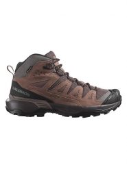 SALOMON Botki trekkingowe "X Ultra 360 LTR MID GTX" w kolorze jasnobrązowym rozmiar: 37 1/3. Brązowe buty zimowe męskie Salomon, z gore-texu, bez zapięcia. Za 591.60 zł.