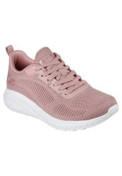 Buty SKECHERS BOBS SQUAD Rose. Czerwone obuwie trekkingowe damskie Skechers. Za 264.99 zł.