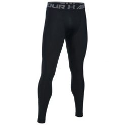 Legginsy do biegania męskie Under Armour HG 2.0 Leggins. Czarne bielizna termoaktywna męska Under Armour, m, bez wzorów. Za 199.00 zł.