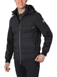 Timezone Kurtka hybrydowa w kolorze czarnym rozmiar: XXL. Czarne kurtki męskie Timezone, xxl, bez wzorów, bez kaptura. Za 287.84 zł.