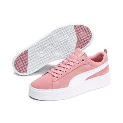 Buty sportowe Smash Platform Sd. Czerwone buty sportowe na co dzień damskie Puma, bez wzorów, z gumy. Za 190.31 zł.