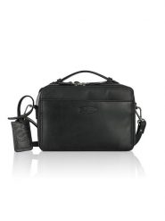 SPARWELL Skórzana torebka "Kempt katalina" w kolorze czarnym - 24 x 16 x 8 cm rozmiar: onesize. Czarne torebki klasyczne damskie SPARWELL, bez wzorów, z materiału, bez dodatków. Za 204.95 zł.