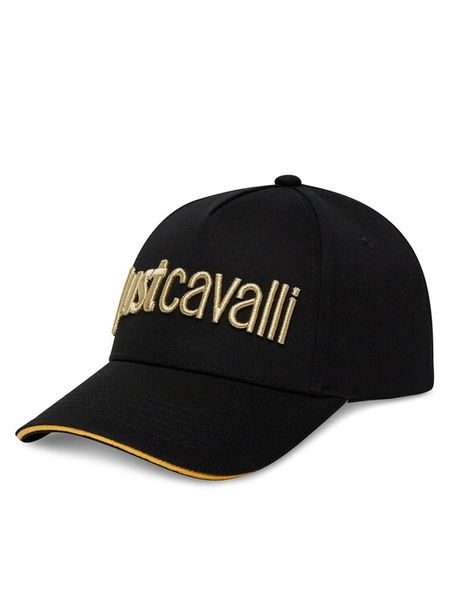 Just Cavalli Czapka z daszkiem 78RAZK30 ZG192 Czarny. Czarne czapki z daszkiem damskie Just Cavalli, bez wzorów, z bawełny. Za 109.99 zł.