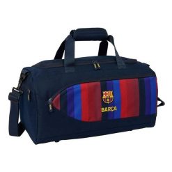 Oficjalna torba sportowa FC Barcelona 2026/27. Niebieskie torby męskie na ramię safta, bez wzorów, z materiału, na ramię, duże. Za 232.35 zł.