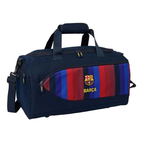 Oficjalna torba sportowa FC Barcelona 2026/27. Niebieskie torby męskie na ramię safta, bez wzorów, z materiału, na ramię, duże. Za 232.35 zł.