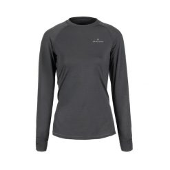 Koszulka termiczna damska Lanapura 1 merino. Szare t-shirty damskie Bergson, bez wzorów, bez kołnierzyka. W wyprzedaży za 245.00 zł.