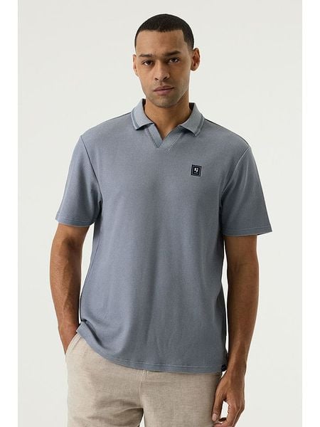 Garcia Koszulka polo w kolorze szarym rozmiar: S. Szare koszulki polo męskie Garcia, s, bez wzorów, bez ramiączek. Za 91.99 zł.