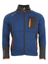 Peak Mountain Kurtka polarowa "Club" w kolorze niebieskim rozmiar: M. Niebieskie kurtki męskie Peak Mountain, m, bez wzorów, z polaru, bez kaptura. Za 195.99 zł.