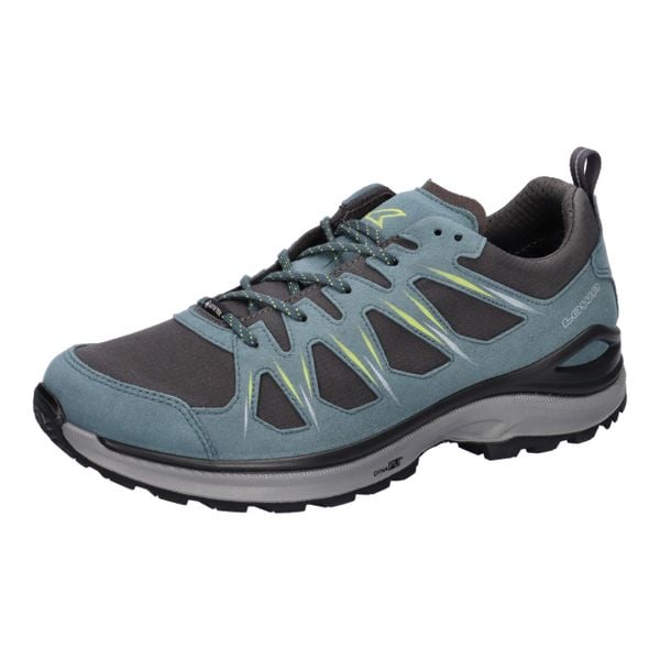 Buty trekkingowe męskie Lowa Innox Evo Ii Gtx. Niebieskie buty trekkingowe męskie Lowa, z materiału, bez zapięcia, trekkingowe. Za 781.25 zł.