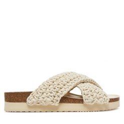 Klapki DeeZee. Klapki damskie DeeZee, bez wzorów, bez obcasa. Za 159.99 zł.