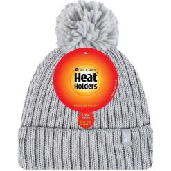 Zimowy Kapelusz Damski Arden Jasnoszary z Wolmixu. Szare kapelusze damskie HEAT HOLDERS, na zimę, bez wzorów. Za 166.99 zł.