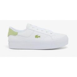 Buty Sportowe Damskie Lacoste Ziane Platform. Białe buty sportowe na co dzień damskie Lacoste, bez wzorów, tenisowe. Za 365.20 zł.