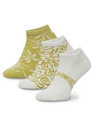Billabong Skarpety krótkie AS_BILLABONG_05S_SS25 (3-PACK) Biały. Białe skarpetki damskie Billabong, bez wzorów, z bawełny. Za 24.99 zł.