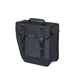 Wodoodporna torba pojedyncza, lewa Basil. Czarne torebki klasyczne damskie BASIL, bez wzorów, z materiału, bez dodatków. Za 245.95 zł.