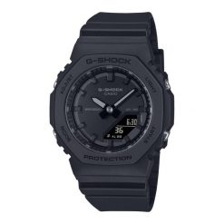 Zegarek damski Casio GMA-P2100BB-1AER, Quartz, 40mm, 20ATM. Czarne zegarki damskie Casio, plastikowe. Za 527.00 zł.