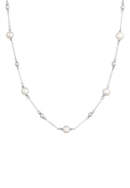 Elli Damskie kulki filigranowe z perłą hodowlana słodkowodną w pozłacanym srebrze 925 Sterling Silver Naszyjniki 1 ct. Szare naszyjniki damskie Elli, pozłacane. Za 283.99 zł.